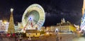 Grande roue ÃÂ  Lille ÃÂ  NoÃÂ«l Royalty Free Stock Photo